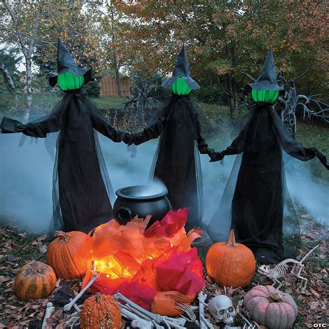 Create the Ultimate Halloween Display with a Floating Witch Decoration